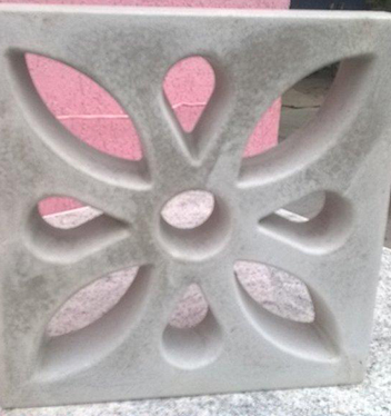 Elemento vazado para decoração