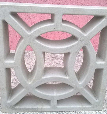 Elemento vazado para decoração