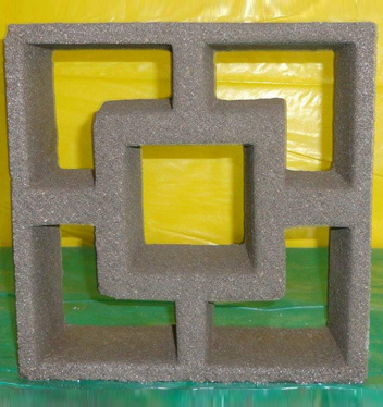 Elemento vazado para decoração