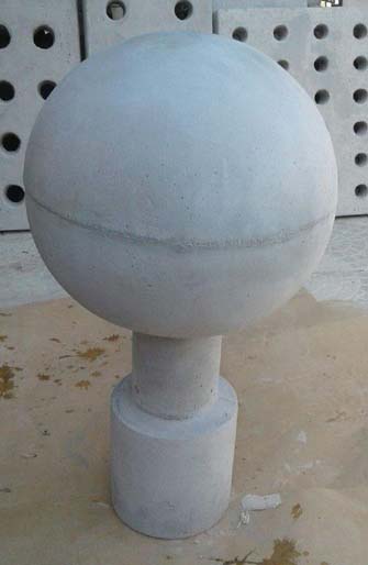 Esferas de concreto