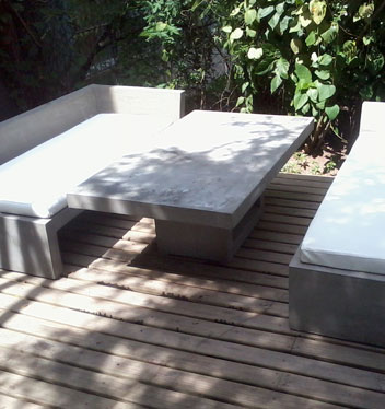 Mesas de Concreto para Jardim