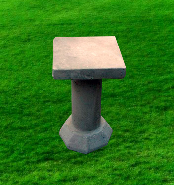 Banqueta Quadrada Com Sapata