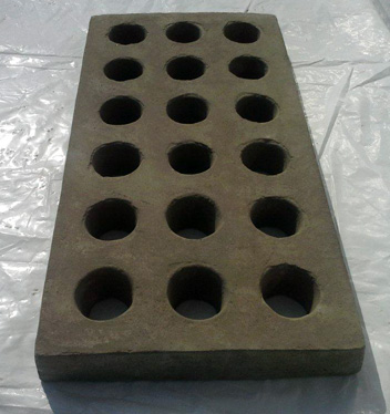 Grelhas Concreto 18 Furos 3x6